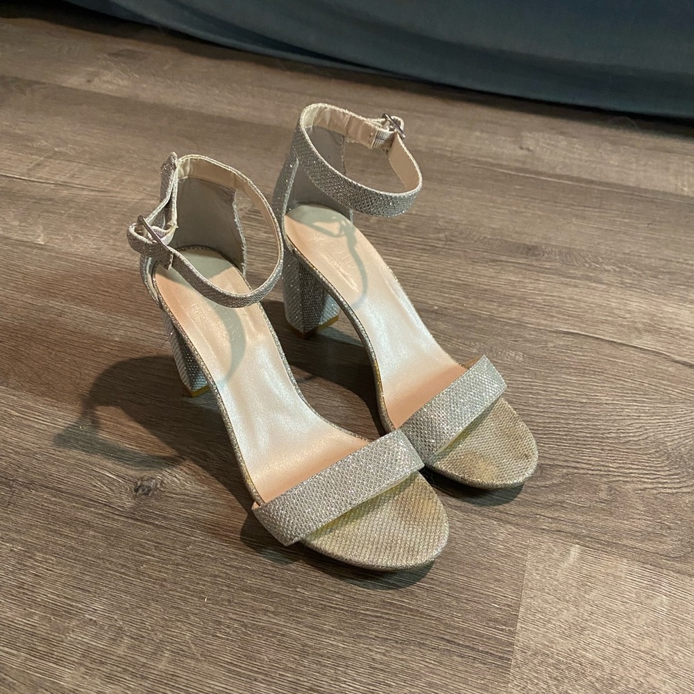 Silver Sparkly Heels